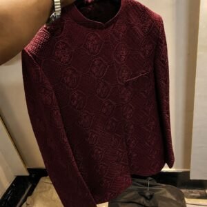 Paksitani Merun Prince Coat